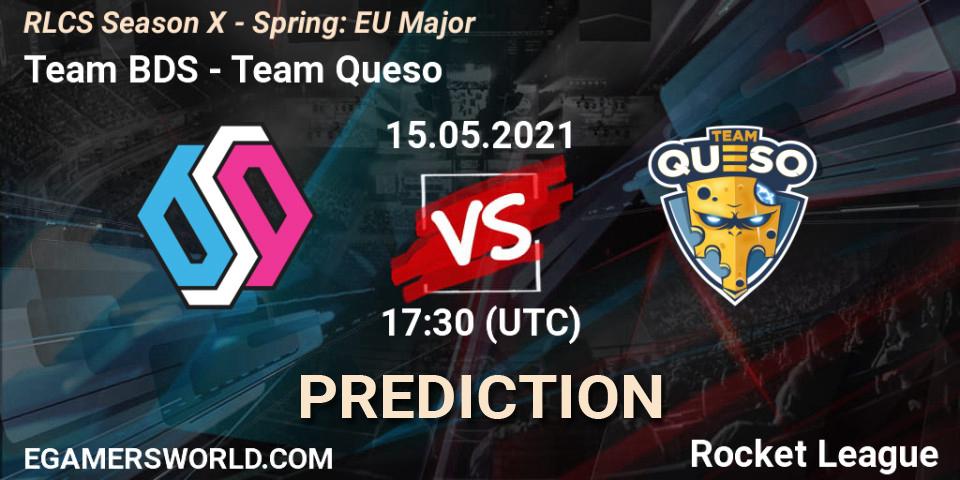 Team BDS vs Team Queso: Match Prediction. 15.05.2021 at 17:30, Rocket League, RLCS Season X - Spring: EU Major