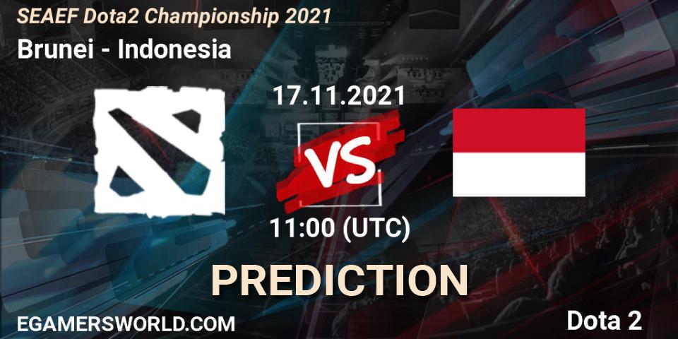 Brunei vs Indonesia: Match Prediction. 17.11.2021 at 11:18, Dota 2, SEAEF Dota2 Championship 2021