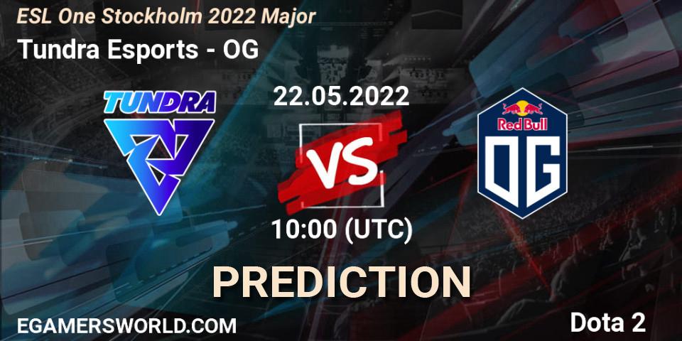 Tundra Esports vs OG: Match Prediction. 22.05.22, Dota 2, ESL One Stockholm 2022 Major