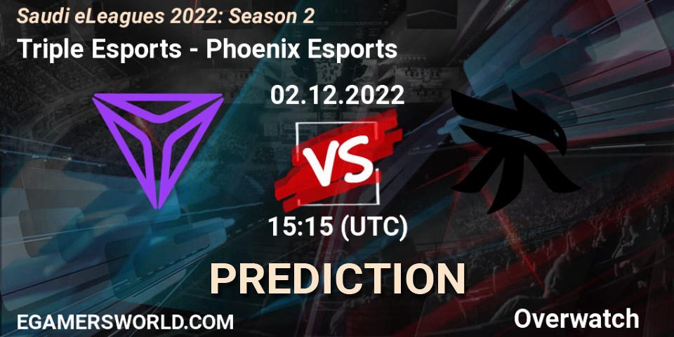 Triple Esports vs Phoenix Esports: Match Prediction. 02.12.22, Overwatch, Saudi eLeagues 2022: Season 2