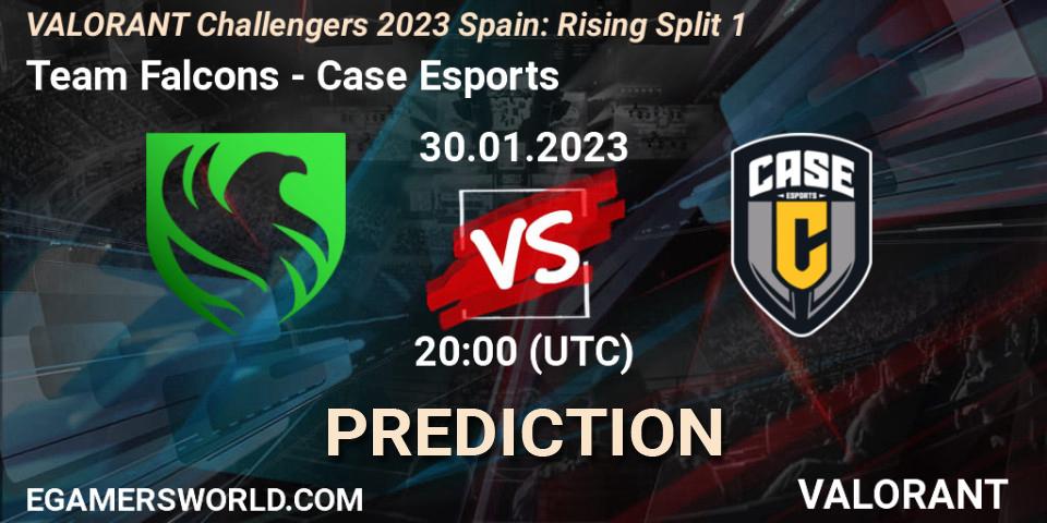 Falcons vs Case Esports: Match Prediction. 30.01.23, VALORANT, VALORANT Challengers 2023 Spain: Rising Split 1