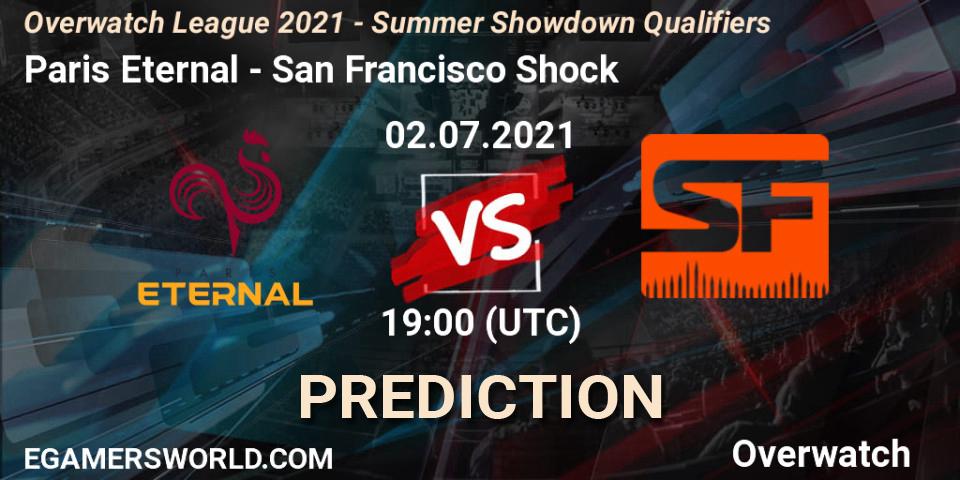 Paris Eternal vs San Francisco Shock: Match Prediction. 02.07.2021 at 19:00, Overwatch, Overwatch League 2021 - Summer Showdown Qualifiers