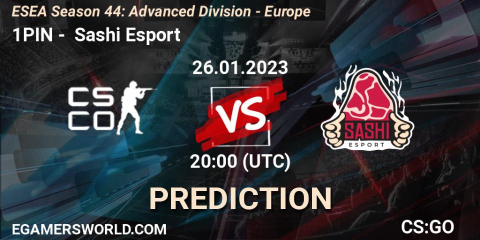 Coalesce vs Sashi Esport: Match Prediction. 01.02.23, CS2 (CS:GO), ESEA Season 44: Advanced Division - Europe