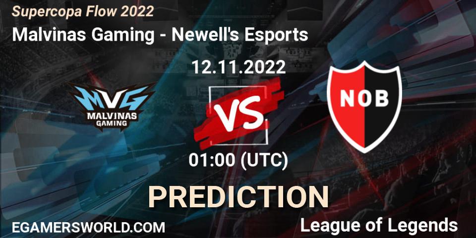 Malvinas Gaming vs Newell's Esports: Match Prediction. 12.11.2022 at 01:00, LoL, Supercopa Flow 2022