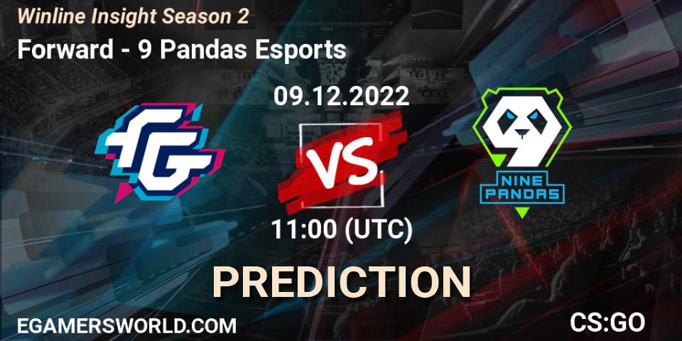 Forward vs 9 Pandas Esports: Match Prediction. 09.12.22, CS2 (CS:GO), Winline Insight Season 2