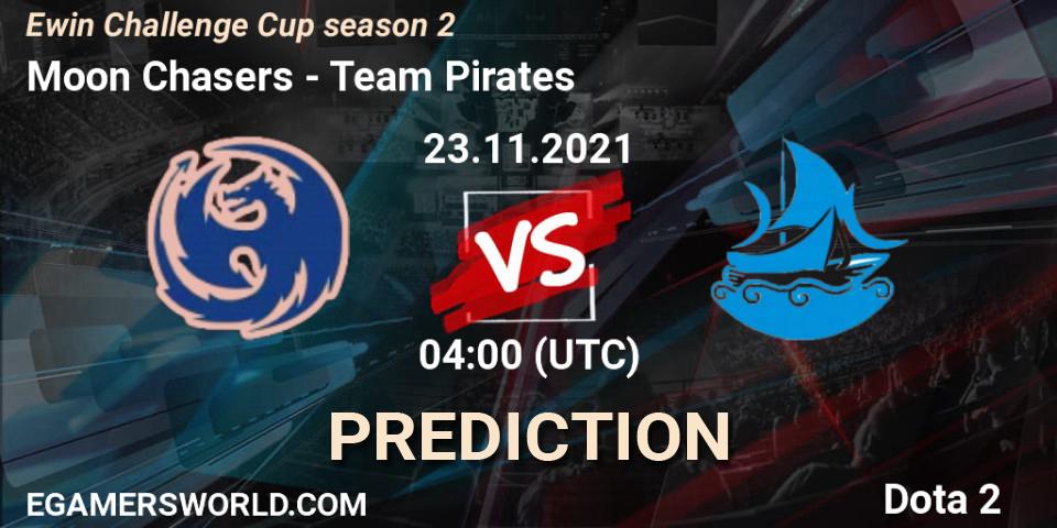 Moon Chasers vs Team Pirates: Match Prediction. 23.11.2021 at 04:09, Dota 2, Ewin Challenge Cup season 2