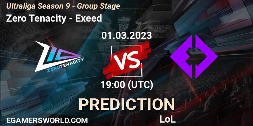 Zero Tenacity vs Exeed: Match Prediction. 01.03.23, LoL, Ultraliga Season 9 - Group Stage