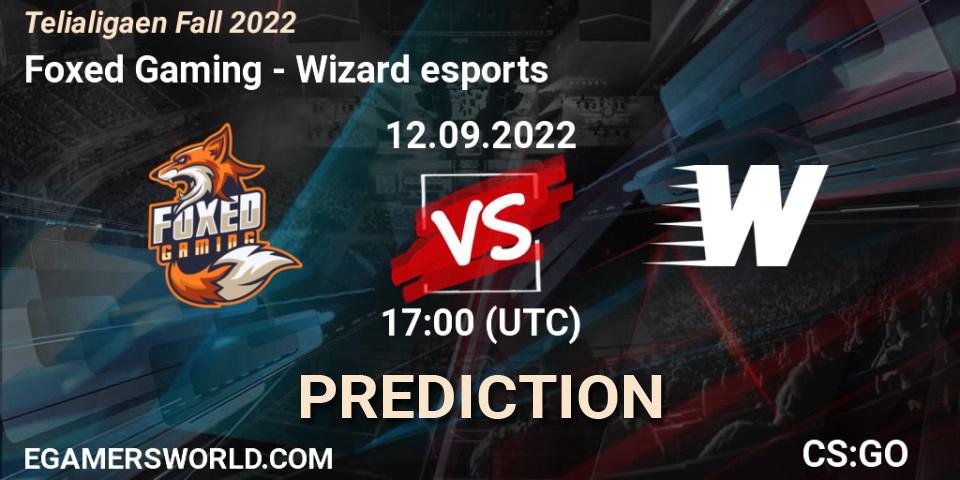 Foxed Gaming vs Wizard esports: Match Prediction. 12.09.2022 at 17:00, Counter-Strike (CS2), Telialigaen Fall 2022: Regular Season