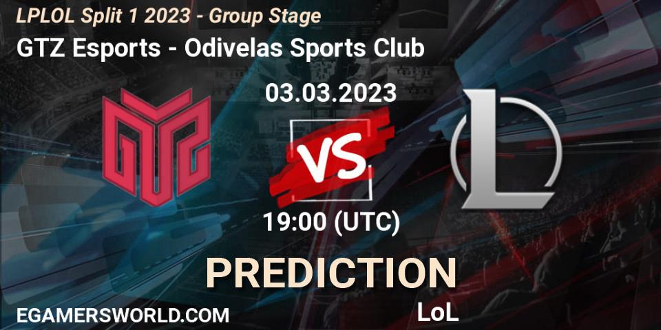GTZ Bulls vs Odivelas Sports Club: Match Prediction. 03.02.2023 at 19:00, LoL, LPLOL Split 1 2023 - Group Stage
