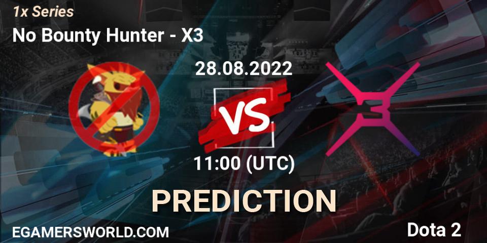 No Bounty Hunter vs X3: Match Prediction. 28.08.2022 at 11:00, Dota 2, 1x Series