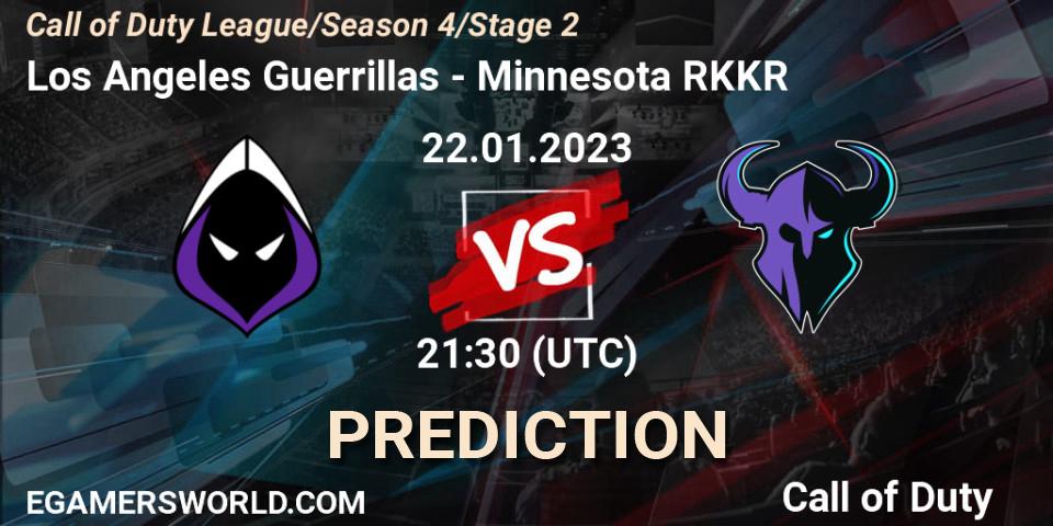 Los Angeles Guerrillas vs Minnesota RØKKR: Match Prediction. 22.01.2023 at 21:30, Call of Duty, Call of Duty League 2023: Stage 2 Major Qualifiers