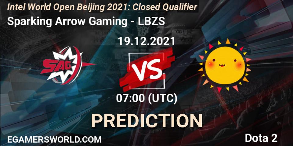 Sparking Arrow Gaming vs LBZS: Match Prediction. 19.12.2021 at 06:59, Dota 2, Intel World Open Beijing: Closed Qualifier