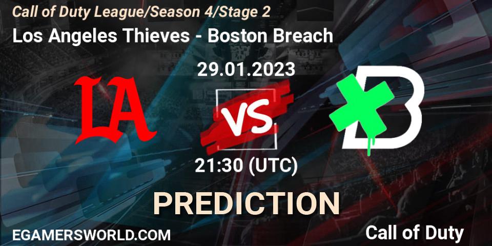 Los Angeles Thieves vs Boston Breach: Match Prediction. 29.01.2023 at 21:30, Call of Duty, Call of Duty League 2023: Stage 2 Major Qualifiers