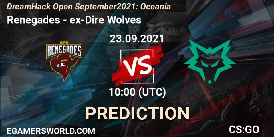 Renegades vs LookingForOrg: Match Prediction. 23.09.2021 at 10:00, Counter-Strike (CS2), DreamHack Open September 2021: Oceania