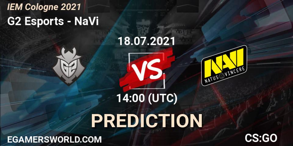 G2 Esports vs NaVi: Match Prediction. 18.07.2021 at 14:00, Counter-Strike (CS2), IEM Cologne 2021