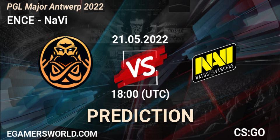 ENCE vs NaVi: Match Prediction. 21.05.22, CS2 (CS:GO), PGL Major Antwerp 2022