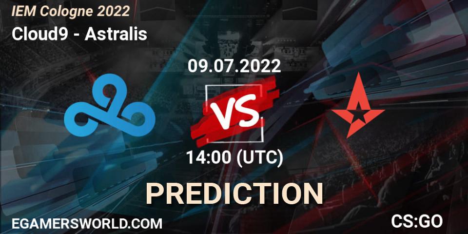 Cloud9 vs Astralis: Match Prediction. 09.07.2022 at 14:00, Counter-Strike (CS2), IEM Cologne 2022