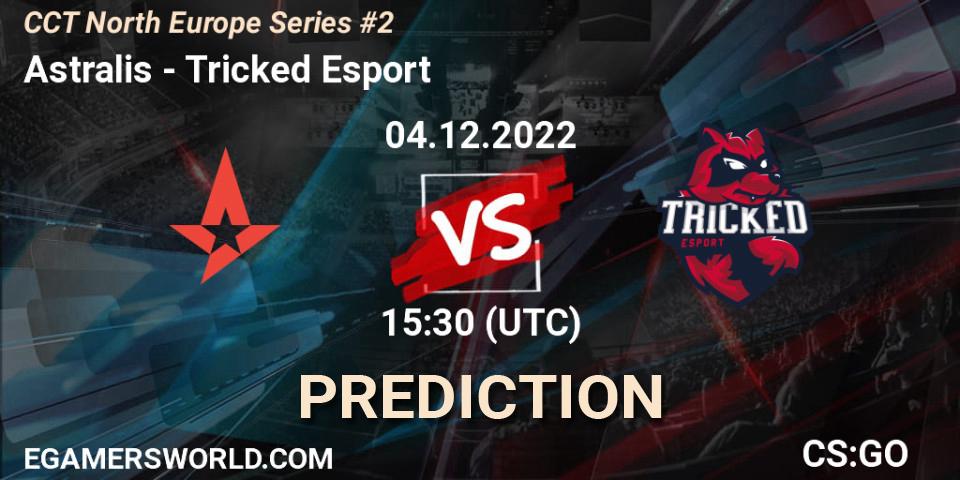 Astralis vs Tricked Esport: Match Prediction. 04.12.2022 at 15:40, Counter-Strike (CS2), CCT North Europe Series #2