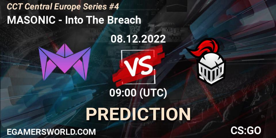 MASONIC vs Into The Breach: Match Prediction. 08.12.22, CS2 (CS:GO), CCT Central Europe Series #4
