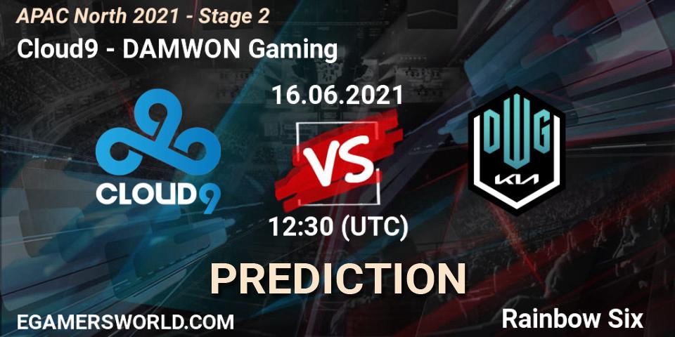 Cloud9 vs DAMWON Gaming: Match Prediction. 16.06.2021 at 12:30, Rainbow Six, APAC North 2021 - Stage 2