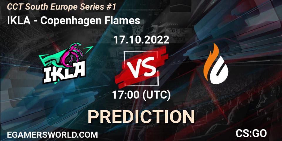IKLA vs Copenhagen Flames: Match Prediction. 17.10.22, CS2 (CS:GO), CCT South Europe Series #1