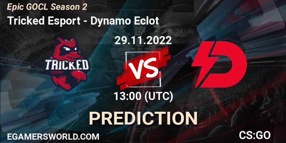 Tricked Esport vs Dynamo Eclot: Match Prediction. 29.11.22, CS2 (CS:GO), Epic GOCL Season 2