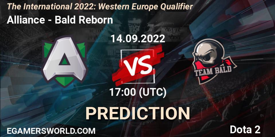 Alliance vs Bald Reborn: Match Prediction. 14.09.22, Dota 2, The International 2022: Western Europe Qualifier