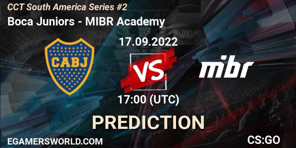 Boca Juniors vs MIBR Academy: Match Prediction. 17.09.2022 at 17:00, Counter-Strike (CS2), CCT South America Series #2