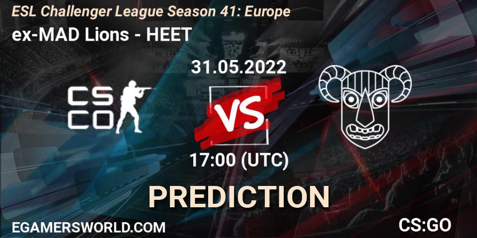 ex-MAD Lions vs HEET: Match Prediction. 31.05.2022 at 17:00, Counter-Strike (CS2), ESL Challenger League Season 41: Europe