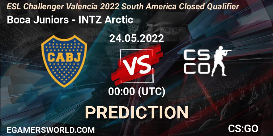 Boca Juniors vs INTZ Arctic: Match Prediction. 24.05.2022 at 00:00, Counter-Strike (CS2), ESL Challenger Valencia 2022 South America Closed Qualifier