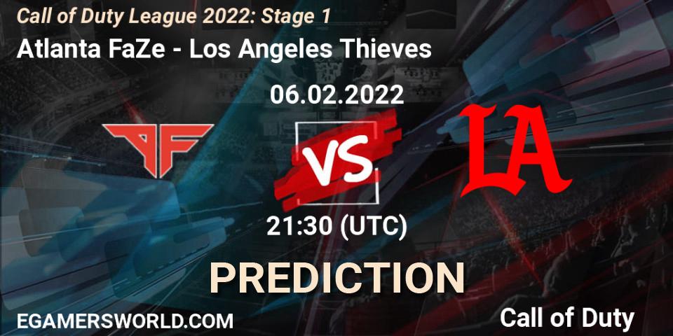 Atlanta FaZe vs Los Angeles Thieves: Match Prediction. 06.02.22, Call of Duty, Call of Duty League 2022: Stage 1