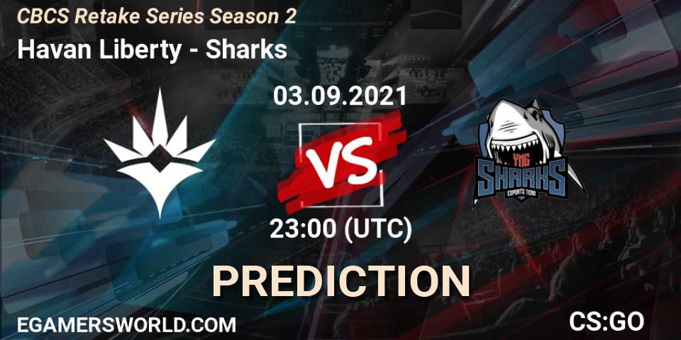 Havan Liberty vs Sharks: Match Prediction. 03.09.21, CS2 (CS:GO), CBCS Retake Series Season 2