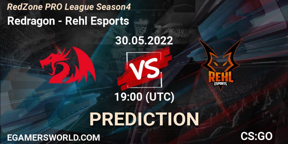 Redragon vs Rehl Esports: Match Prediction. 30.05.2022 at 19:00, Counter-Strike (CS2), RedZone PRO League Season 4