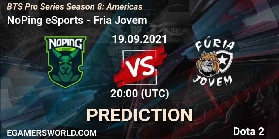 NoPing eSports vs FG: Match Prediction. 19.09.2021 at 20:41, Dota 2, BTS Pro Series Season 8: Americas