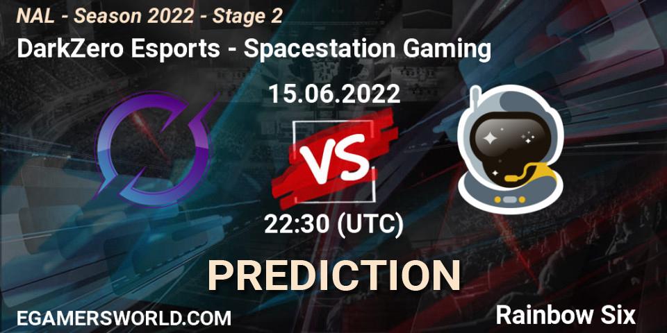 DarkZero Esports vs Spacestation Gaming: Match Prediction. 15.06.2022 at 22:30, Rainbow Six, NAL - Season 2022 - Stage 2