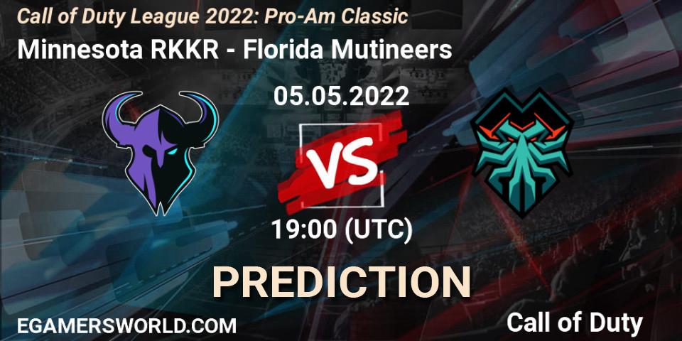 Minnesota RØKKR vs Florida Mutineers: Match Prediction. 05.05.22, Call of Duty, Call of Duty League 2022: Pro-Am Classic