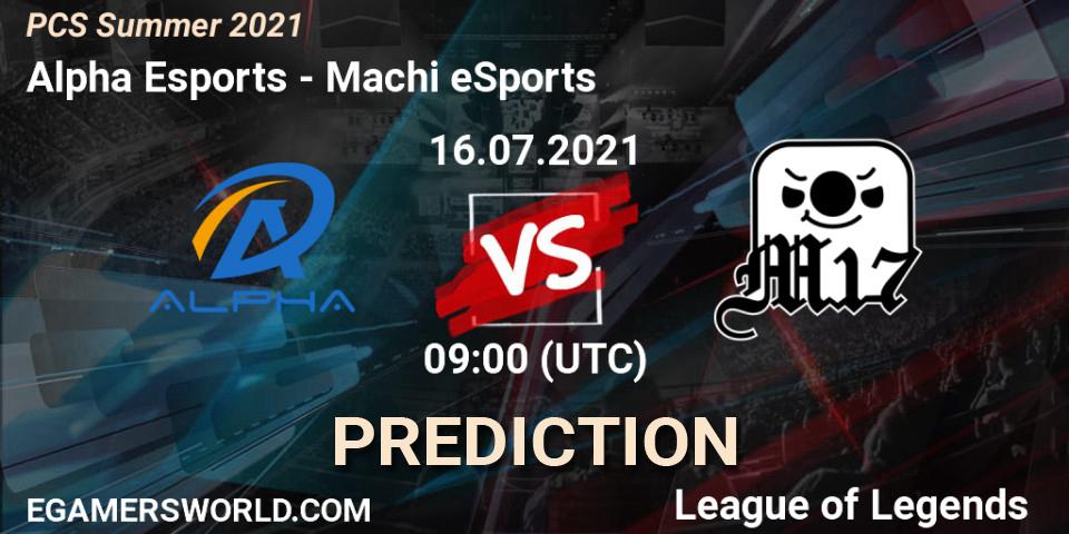 Alpha Esports vs Machi eSports: Match Prediction. 16.07.2021 at 09:00, LoL, PCS Summer 2021