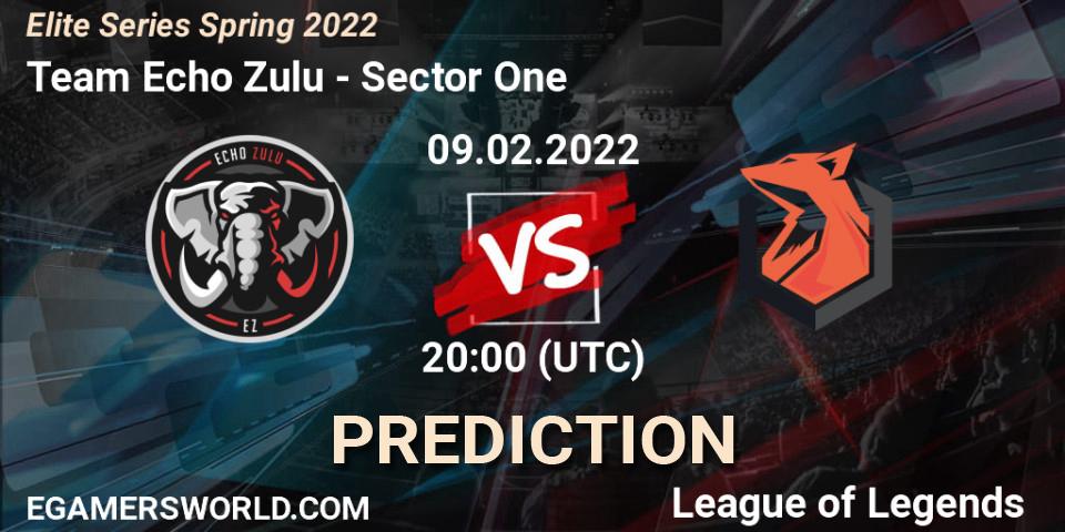 Team Echo Zulu vs Sector One: Match Prediction. 09.02.22, LoL, Elite Series Spring 2022