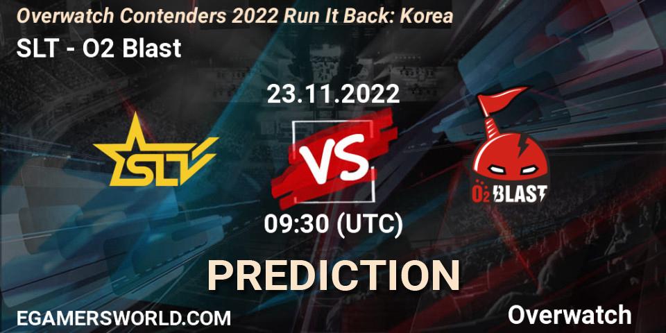 SLT vs O2 Blast: Match Prediction. 23.11.2022 at 09:48, Overwatch, Overwatch Contenders 2022 Run It Back: Korea