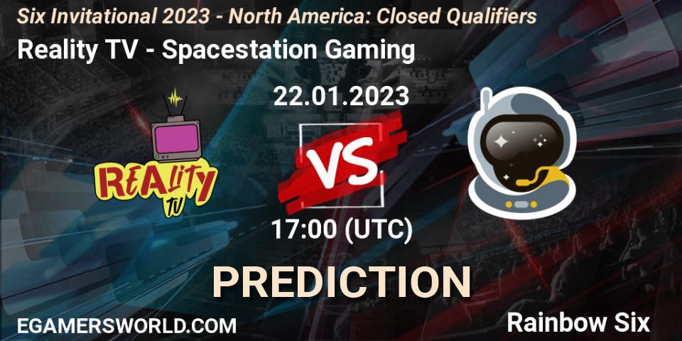Reality TV vs Spacestation Gaming: Match Prediction. 22.01.2023 at 17:00, Rainbow Six, Six Invitational 2023 - North America: Closed Qualifiers