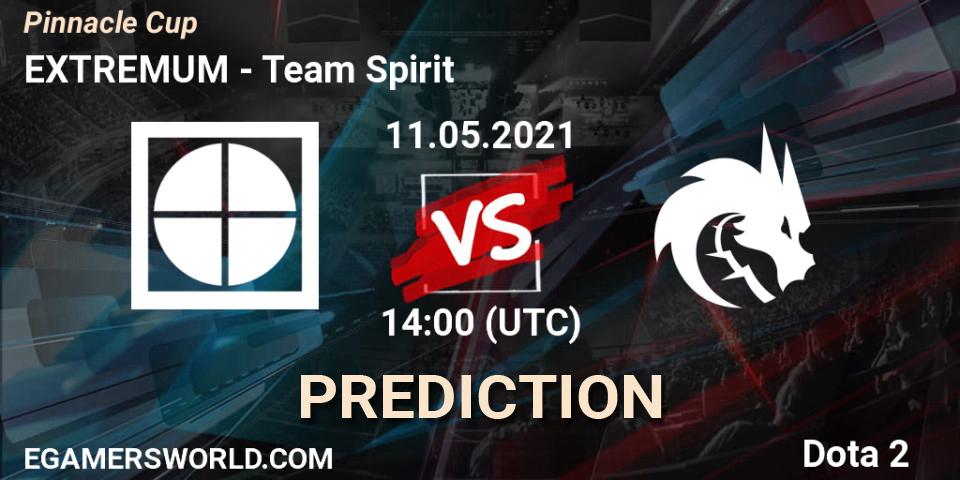 EXTREMUM vs Team Spirit: Match Prediction. 11.05.2021 at 14:49, Dota 2, Pinnacle Cup 2021 Dota 2