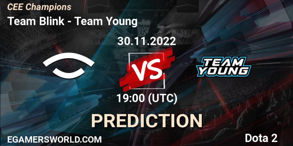 Team Blink vs Team Young: Match Prediction. 30.11.22, Dota 2, CEE Champions