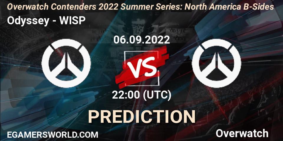 Odyssey vs WISP: Match Prediction. 06.09.2022 at 22:00, Overwatch, Overwatch Contenders 2022 Summer Series: North America B-Sides