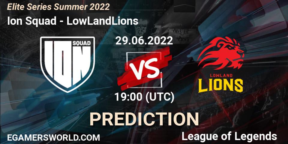 Ion Squad vs LowLandLions: Match Prediction. 29.06.22, LoL, Elite Series Summer 2022