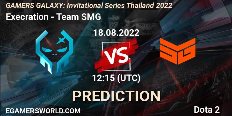 Execration vs Team SMG: Match Prediction. 18.08.22, Dota 2, GAMERS GALAXY: Invitational Series Thailand 2022