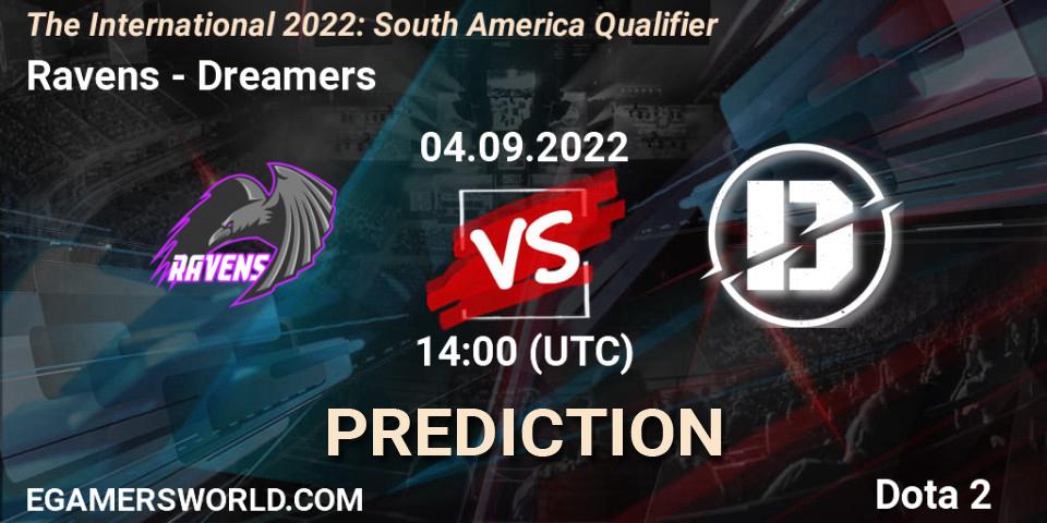 Ravens vs Dreamers: Match Prediction. 04.09.22, Dota 2, The International 2022: South America Qualifier