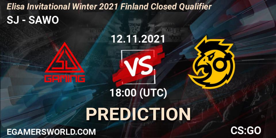 SJ vs SAWO: Match Prediction. 12.11.21, CS2 (CS:GO), Elisa Invitational Winter 2021 Finland Closed Qualifier
