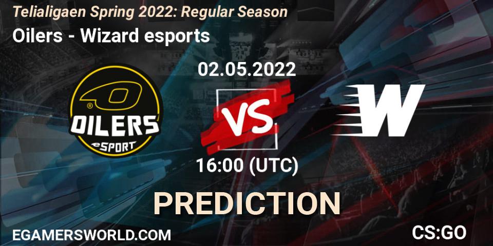 Oilers vs Wizard esports: Match Prediction. 02.05.2022 at 16:00, Counter-Strike (CS2), Telialigaen Spring 2022: Regular Season