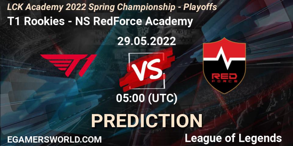 T1 Rookies vs Nongshim RedForce Academy: Match Prediction. 29.05.22, LoL, LCK Academy 2022 Spring Championship - Playoffs