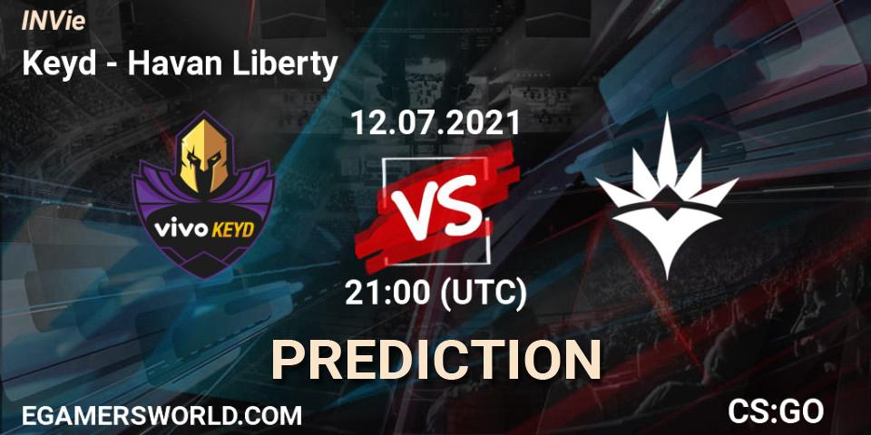 Keyd vs Havan Liberty: Match Prediction. 12.07.2021 at 21:00, Counter-Strike (CS2), INVie